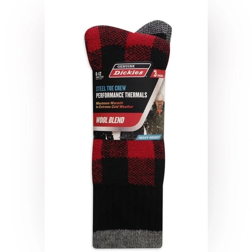 Dickies P3 Wool Buffalo Plaid Thermal Crew